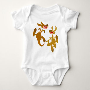 Body Cartoon mignon Bouncy Kangaroos Baby Apparel
