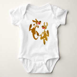 Body Cartoon mignon Bouncy Kangaroos Baby Apparel