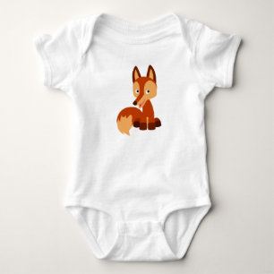 Body Cartoon mignon Fox Baby Bodysuit
