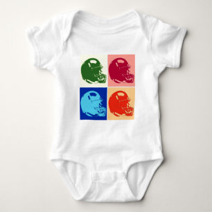 Body Casque de Football Art Pop Quatre Couleurs
