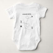 Body Casquette pilote blanc, étoiles dorées, aviateur d (Dos)