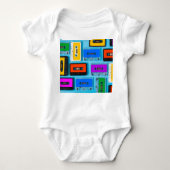 Body Cassette Rétro : Collection Arrière - plan Bleue (Devant)