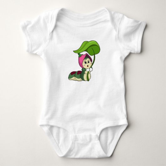 Body Caterpillar avec feuille (Devant)