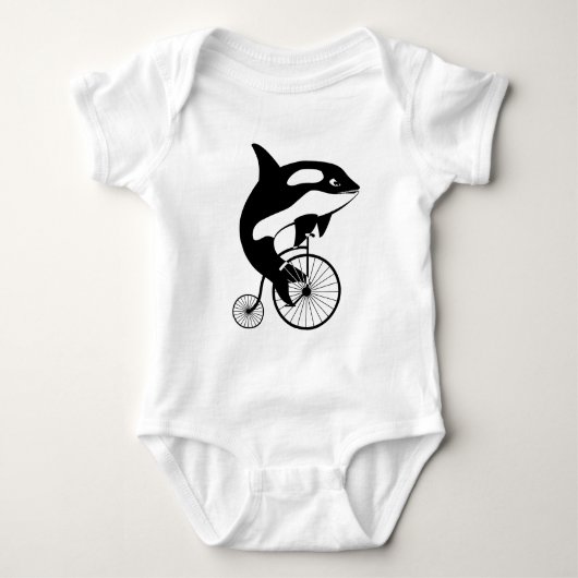 Body Cavalier d'épaulard sur le vélo de quart de penny (Devant)