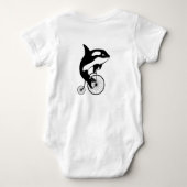 Body Cavalier d'épaulard sur le vélo de quart de penny (Dos)