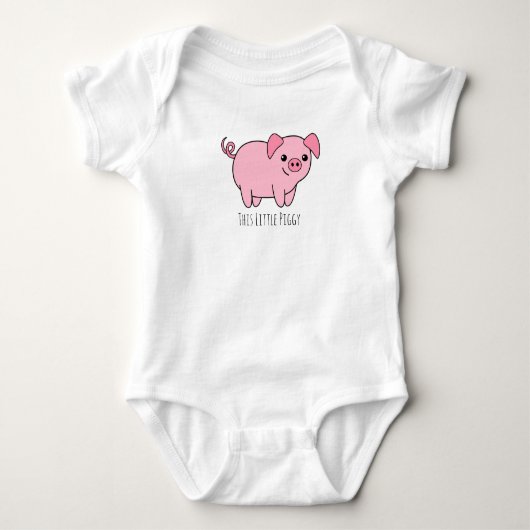 Body Ce BodySuit Petit Cochon Bébé (Devant)