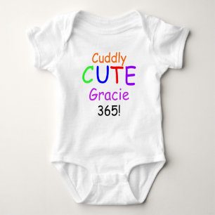 Body Céleste 365 Baby Girl Shirt Personnaliser LE NOM