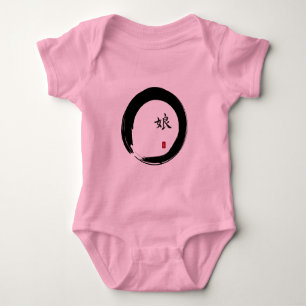 Body Cercle Enso avec symbole pour fille