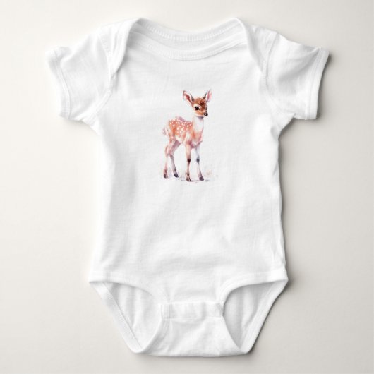 Body Cerf de bébé doux et tacheté (Devant)