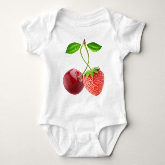 Body Cerise et fraise ensemble (Devant)