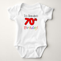 C'est le 70e anniversaire de papy pour petit-enfan