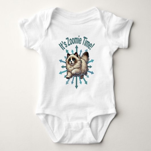 Body C'est le temps Zoomie Ragdoll Chat (Devant)