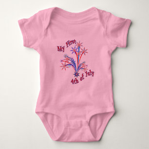 Body C'est ma première 4 juillet chemise de bébé