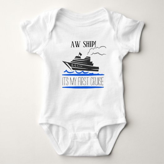 Body C'est mon premier bébé de croisière (Devant)