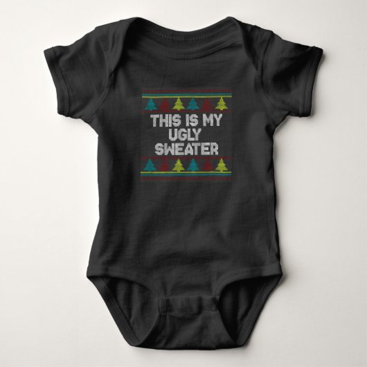 Body C'est mon pull moche - Baby Onsie (Devant)