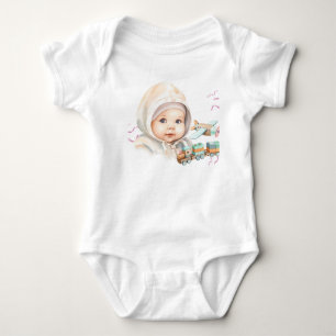 Body C'est une fille Bébé Face Pink Baby