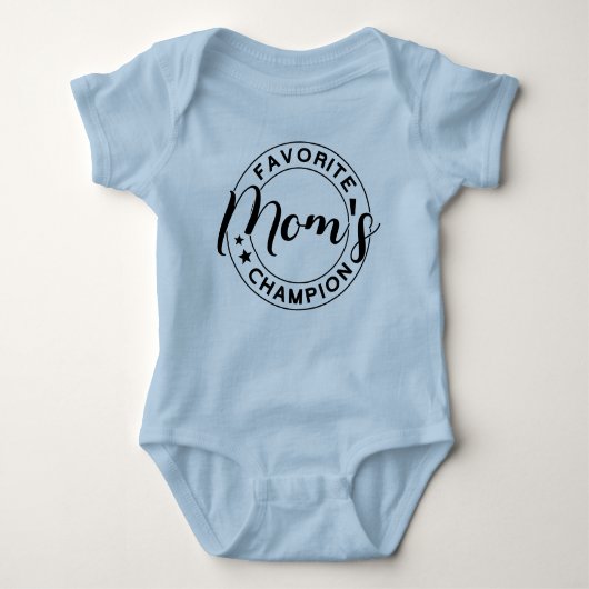 Body Champion favori de maman bleu (Devant)