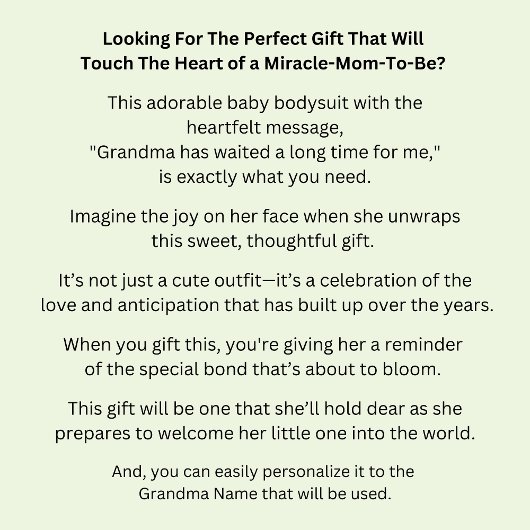 Body Changer le nom de grand-mère m'attend depuis longt