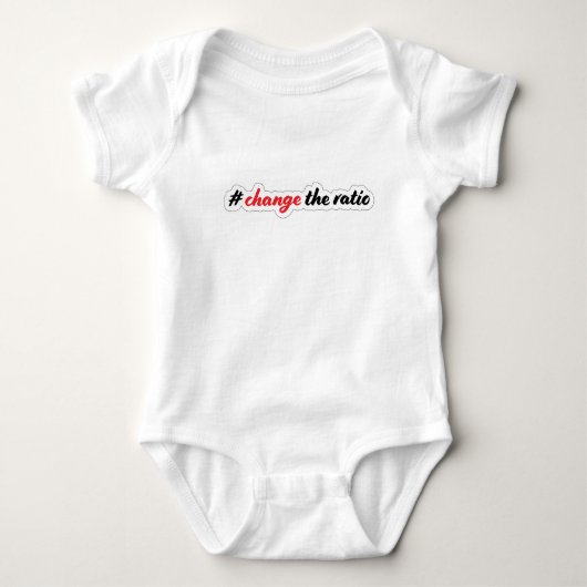 Body #changetheratio de bébé de Hackbright (Devant)
