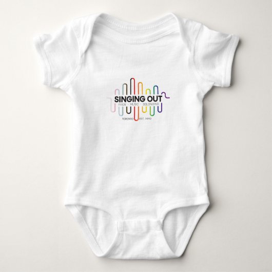 Body Chanter la chemise bébé (Devant)
