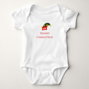 Body Chapeau rouge vert joyeux Noël ajouter nom texte n