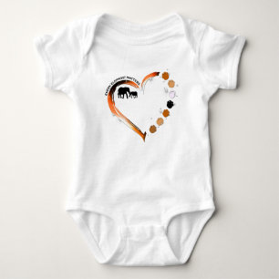 Body Chaque éléphant compte Golden Heart Elephant Paws