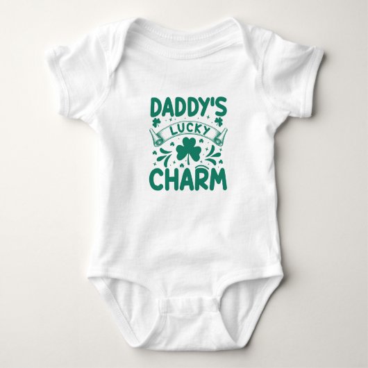 Body Charmant et chanceux St Patrick's Day Baby Bodysui (Devant)