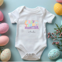 Chasse aux oeufs de Pâques pour la première fois m