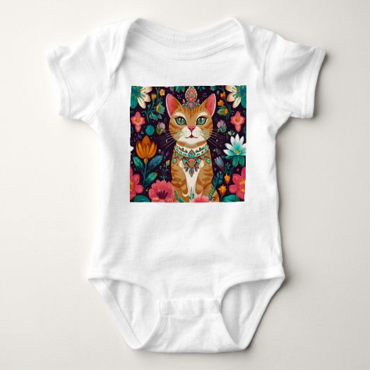 Body Chat à bijoux couronné (Devant)