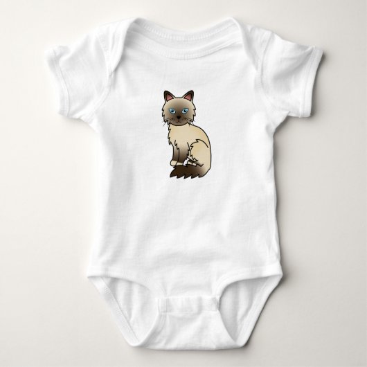 Body Chat Birman / Ragdoll au point chocolat (Devant)