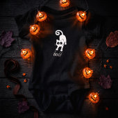 Body Chat blanc d'Halloween Boo