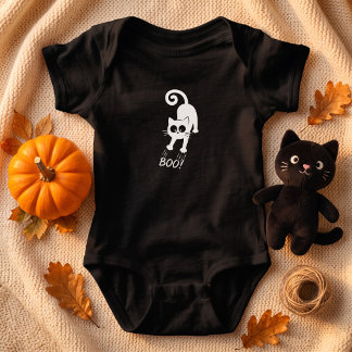 Body Chat blanc d'Halloween Boo