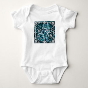 Body Chat en cristal de turquoise de luxe Cadre en ar