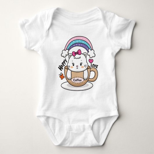 Body Chat mignon en tasse (Devant)