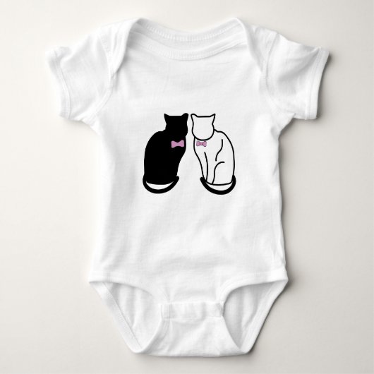 Body Chat noir et blanc (Devant)