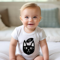 Chat scandinave disant avec amour noir et blanc