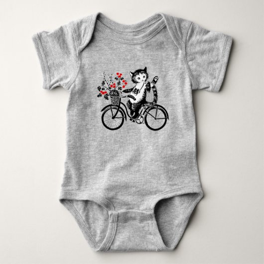 Body Chat Vintage à Vélo (Devant)