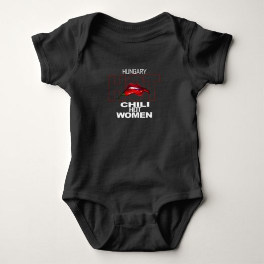 Body Chaud Chili Pepper Design de Noël, Unisex (Devant)