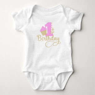 Body Chemise 1er anniversaire pour les enfants