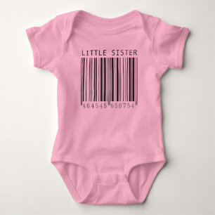 Body Chemise à code barre petite soeur