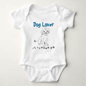Body Chemise Amoureux des chiens Puppy (Devant)