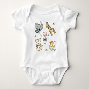 Body Chemise animale mignonne d'amis d'amusement