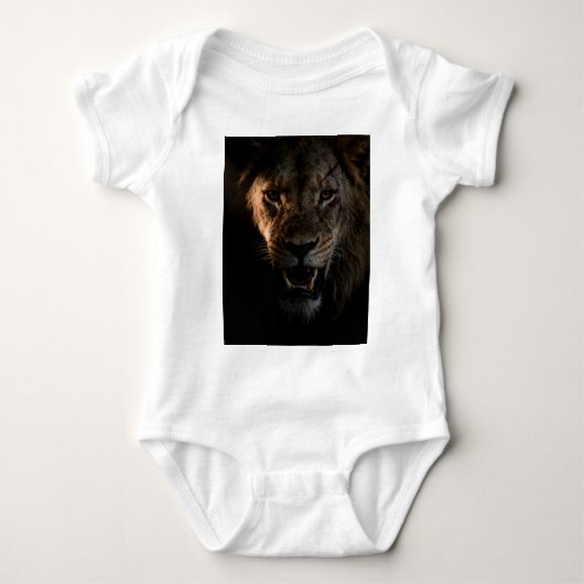 Body chemise avec un lion (Devant)