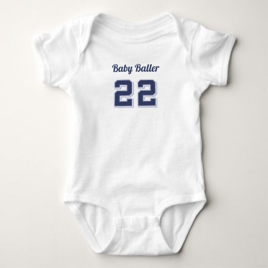 Body Chemise Baller pour bébé (Devant)