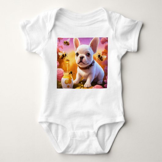 Body Chemise bébé chien adorable - Parfait pour les amo (Devant)