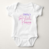 Body Chemise bébé de la petite princesse de papa (Devant)
