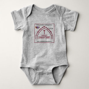 Body Chemise bébé gris luthérien de Trinité