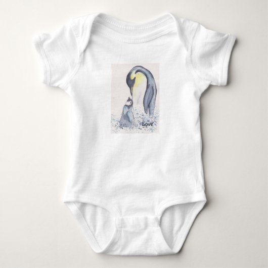 Body chemise bébé manchot (Devant)
