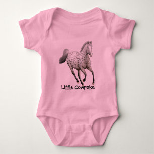 Body Chemise bébé personnalisable Appaloosa Little Cowp