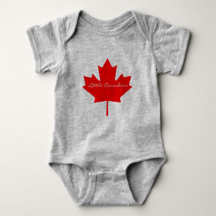 Body Chemise Canada petite feuille rouge